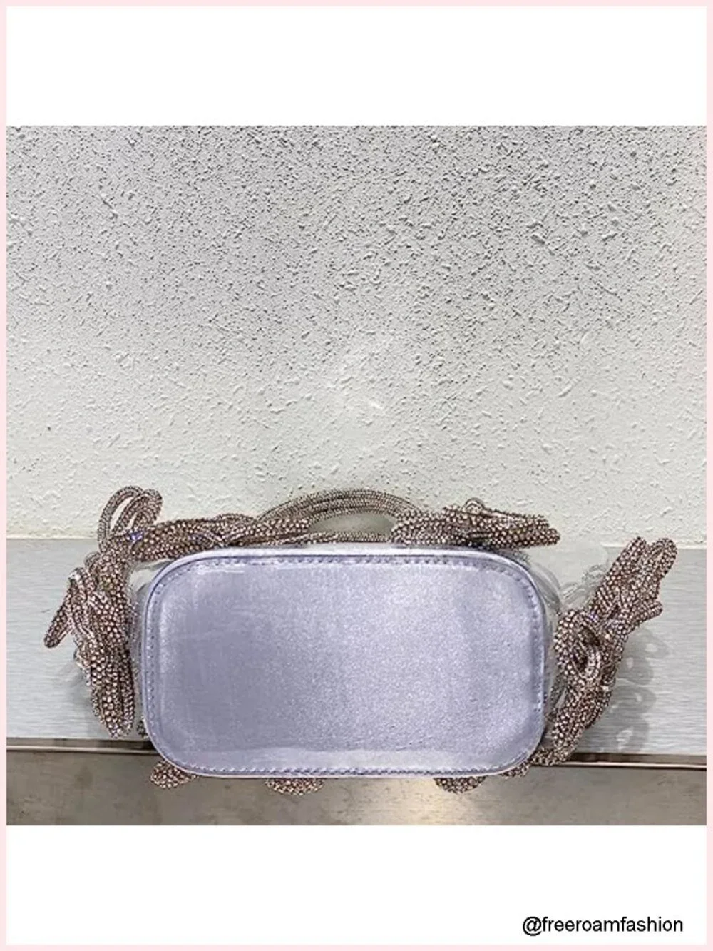 Crystal Rhinestone Evening Bag with Handle for Wedding Prom Party Clutch Purse